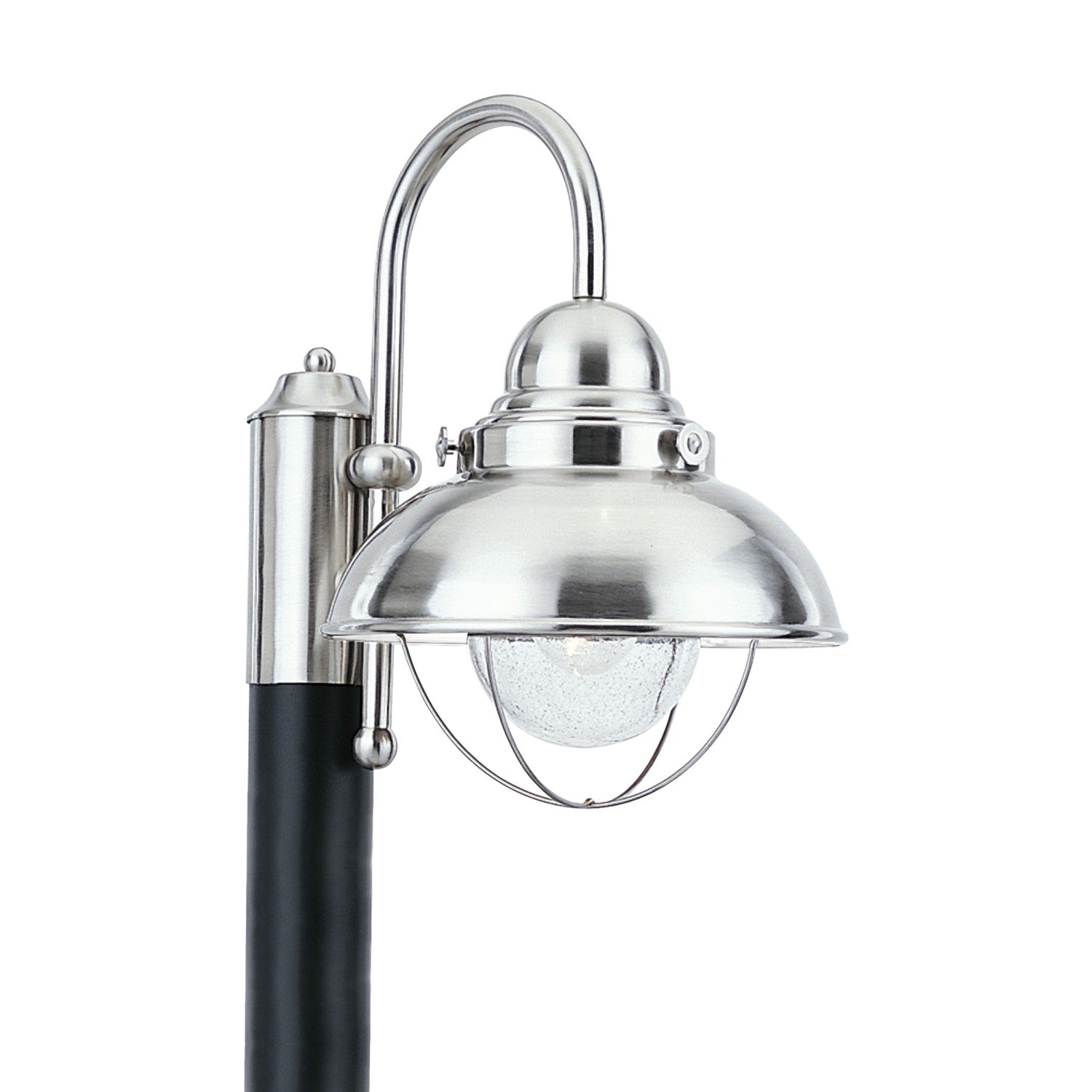 Generation Lighting - 8269EN3-98 - One Light Outdoor Post Lantern - Sebring - Brushed Stainless