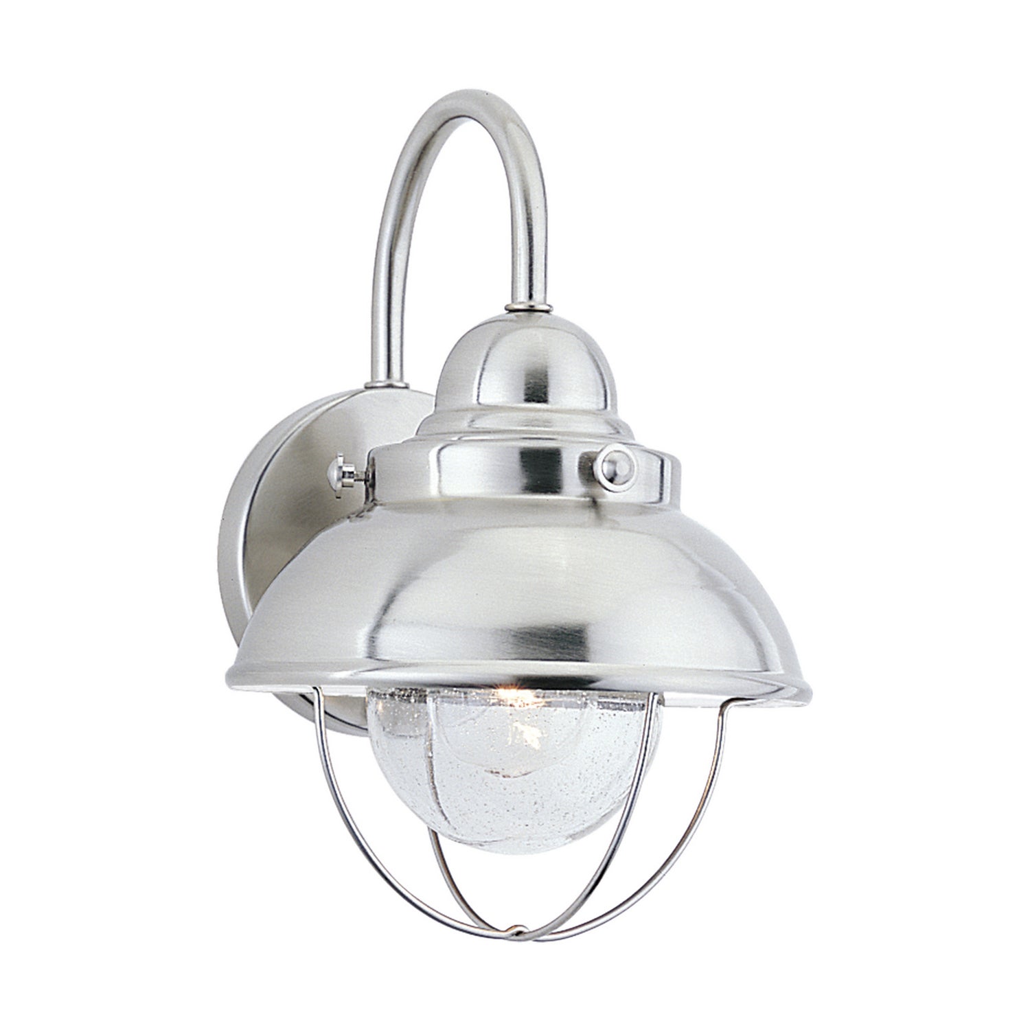 Generation Lighting - 8870EN3-98 - One Light Outdoor Wall Lantern - Sebring - Brushed Stainless