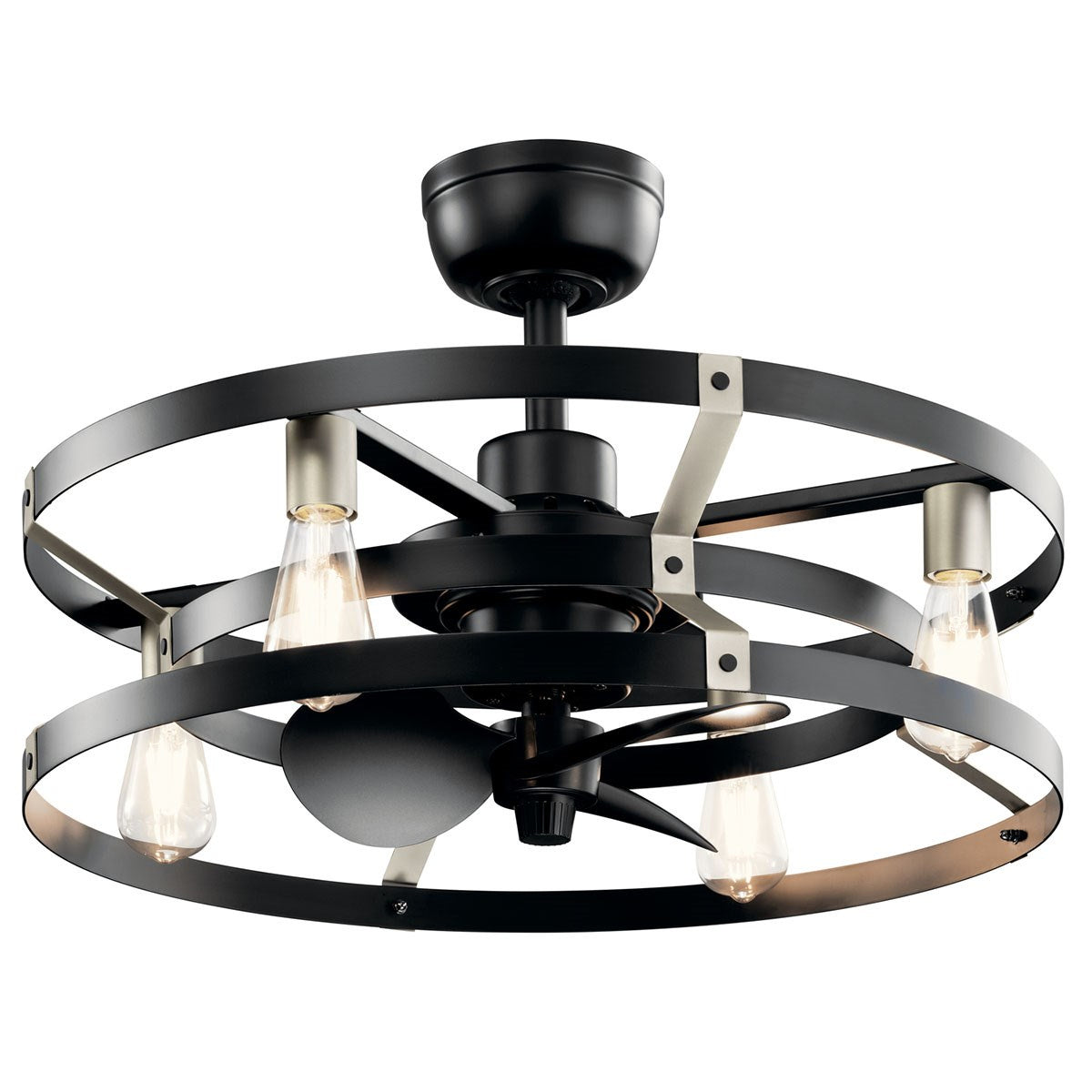 Kichler - 300040SBK - 25"Ceiling Fan - Cavelli - Satin Black