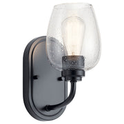 Kichler - 44381BKCS - One Light Wall Sconce - Valserrano - Black
