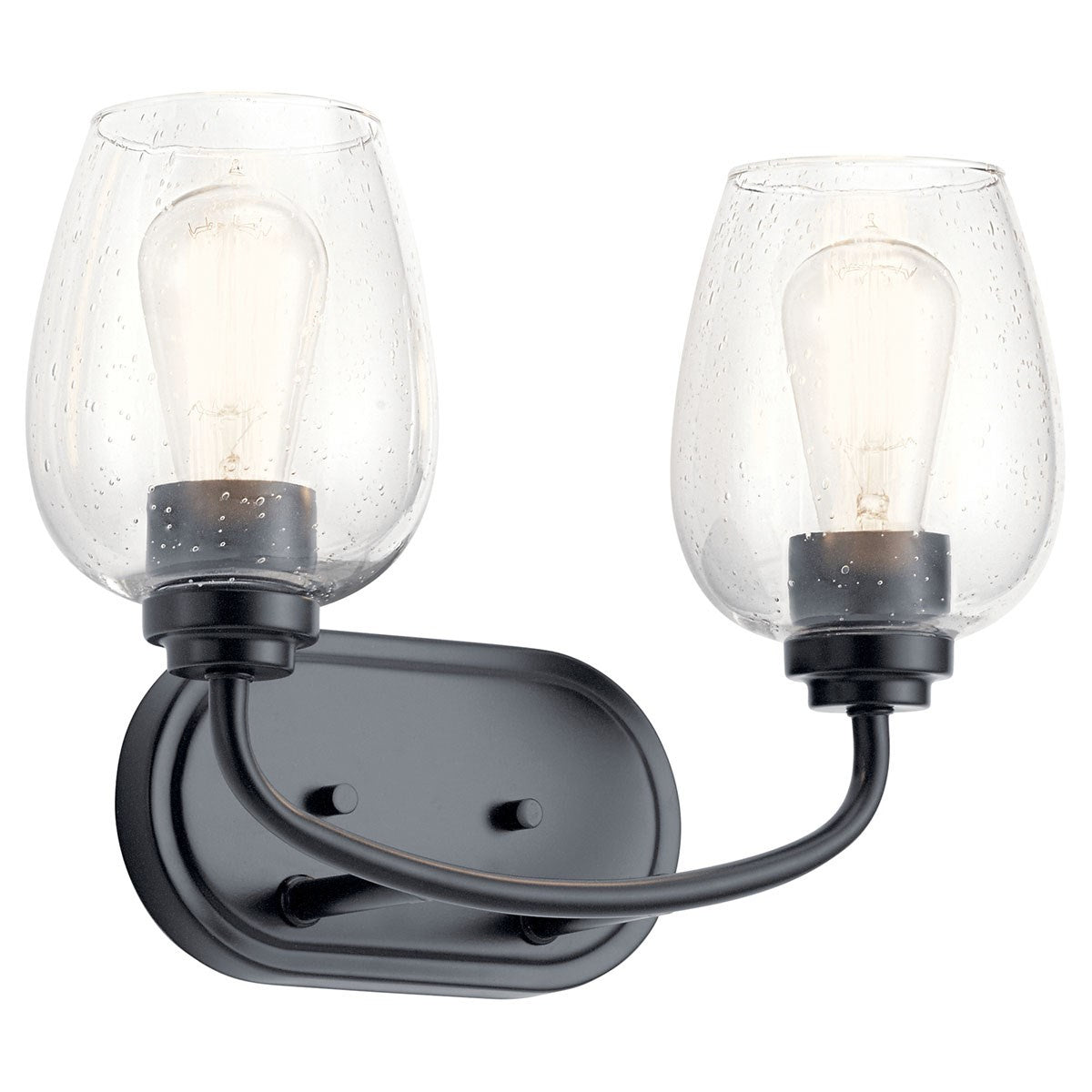 Kichler - 45128BKCS - Two Light Bath - Valserrano - Black