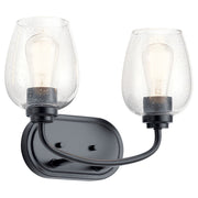 Kichler - 45128BKCS - Two Light Bath - Valserrano - Black
