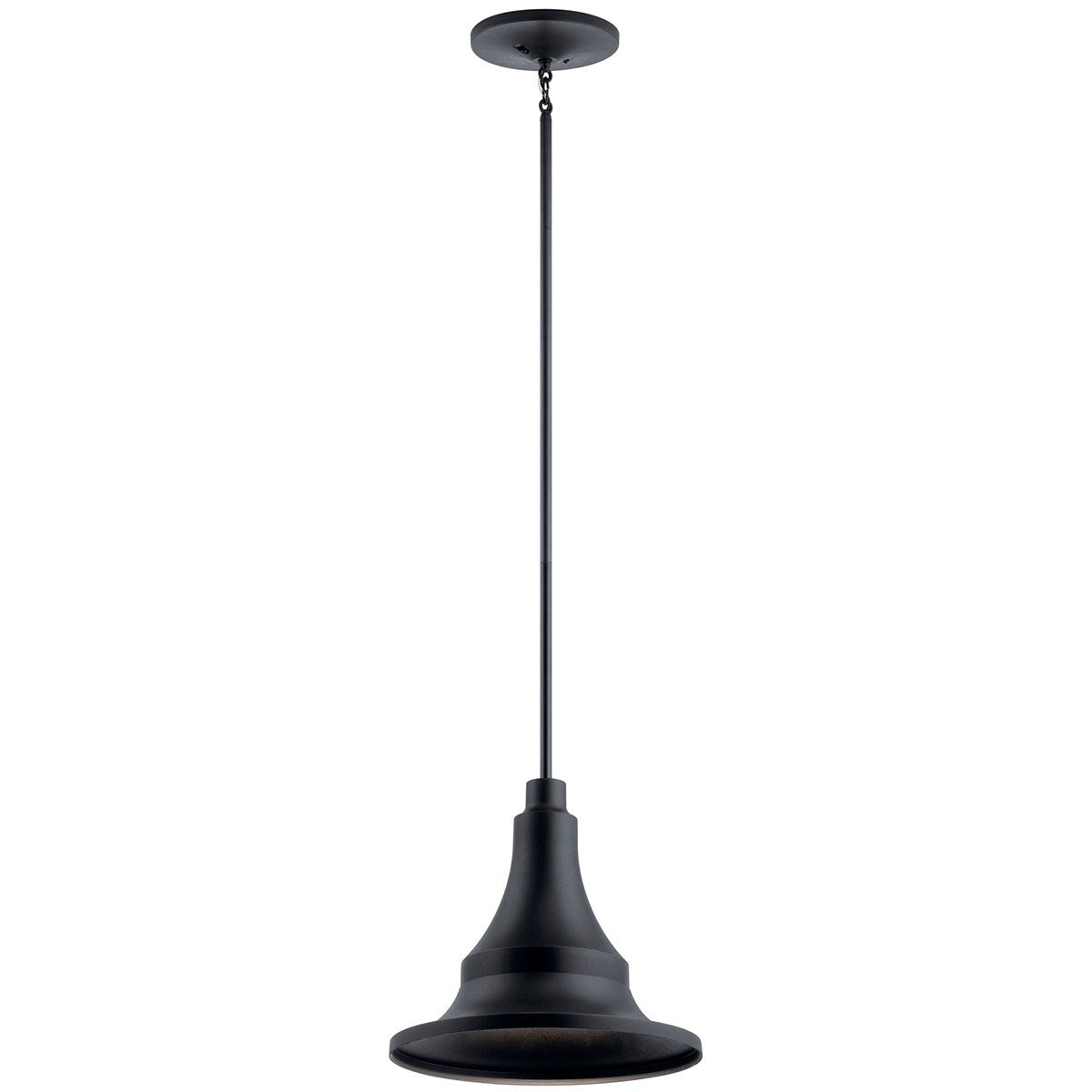 Kichler - 59058BKT - One Light Outdoor Pendant - Hampshire - Textured Black