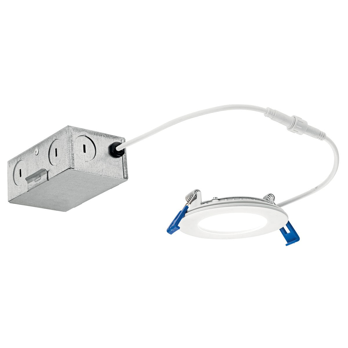 Kichler - DLSL03R2790WHT - LED Downlight - Direct To Ceiling Slim - Textured White