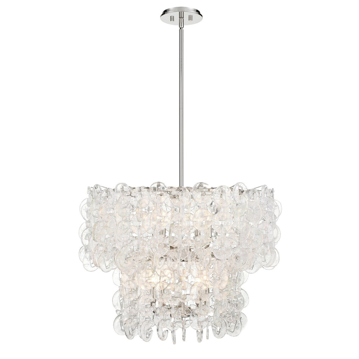 Metropolitan - N7738-613 - Eight Light Pendant - Taffinoe - Polished Nickel
