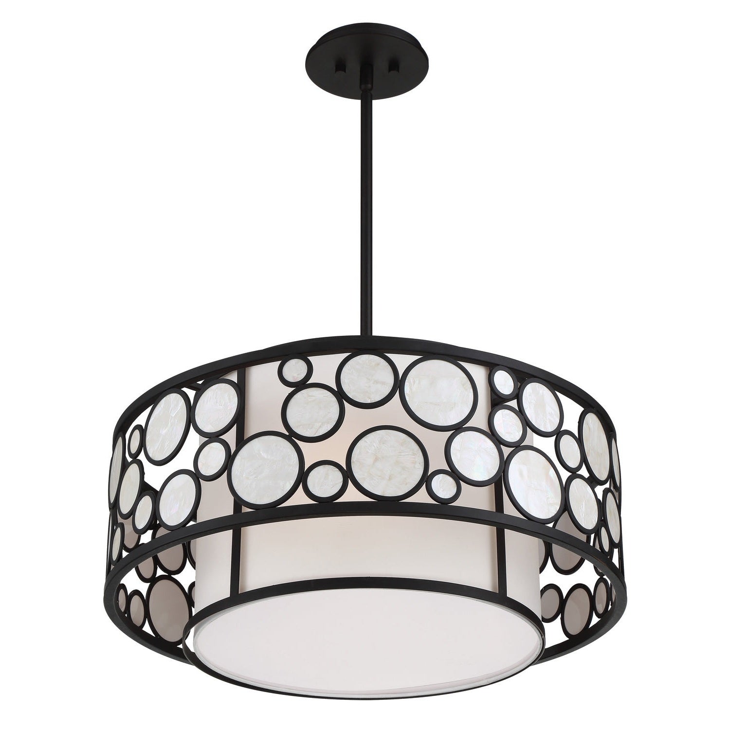 Metropolitan - N7754-143 - Four Light Pendant - Mosaic - Oil Rubbed Bronze