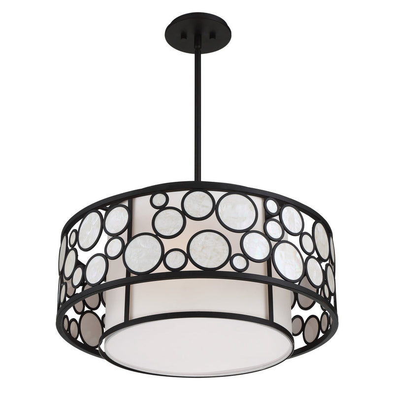 Metropolitan - N7754-143 - Four Light Pendant - Mosaic - Oil Rubbed Bronze