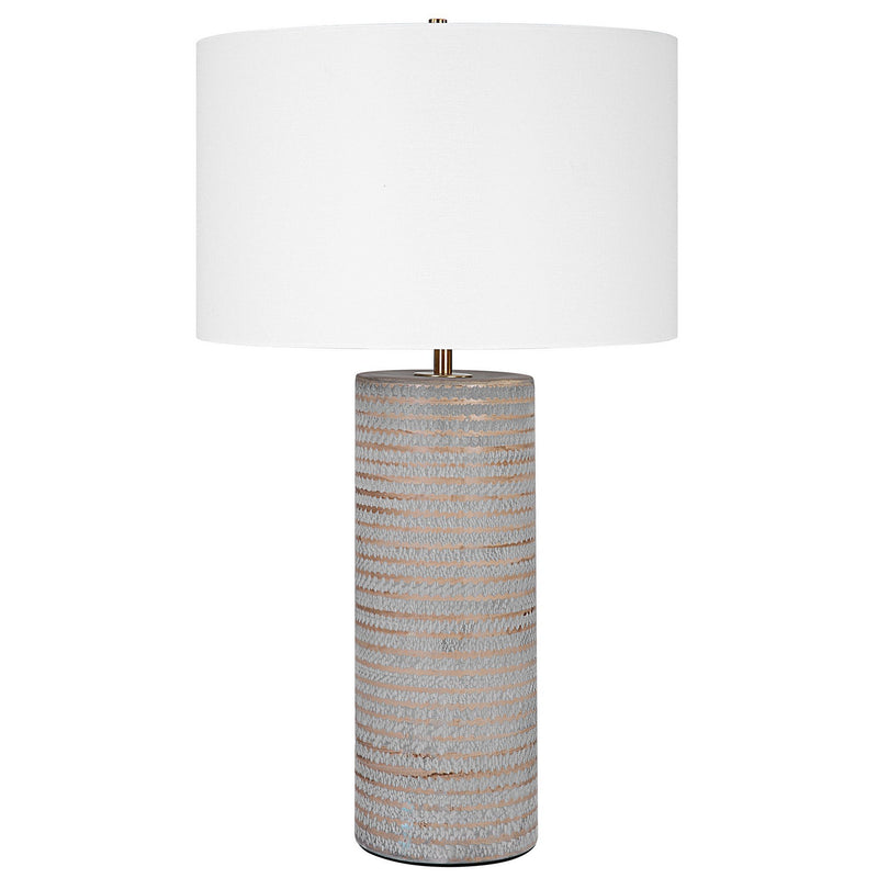 Uttermost - 29994 - One Light Table Lamp - Monolith - Antique Brass