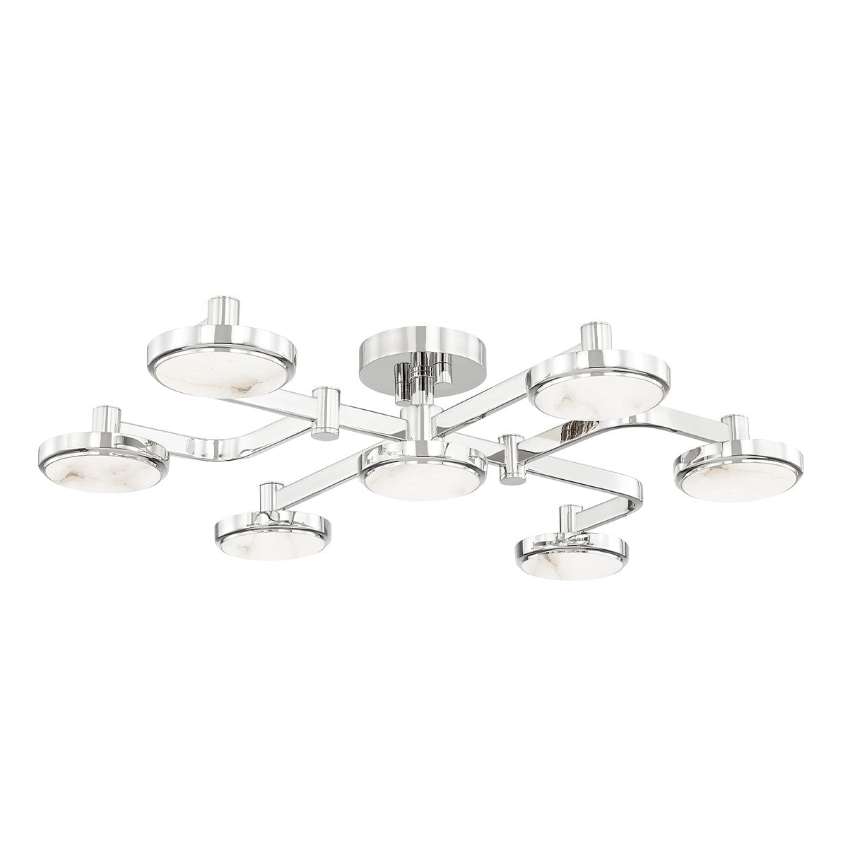 Hudson Valley - 6332-PN - LED Semi Flush Mount - Meander - Polished Nickel
