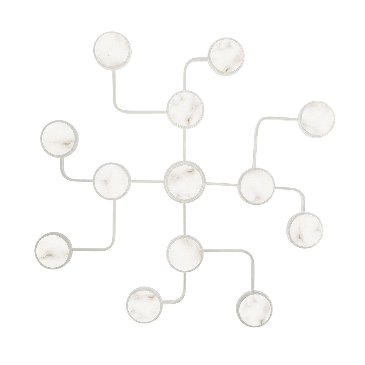 Hudson Valley - 6343-PN - LED Semi Flush Mount - Meander - Polished Nickel