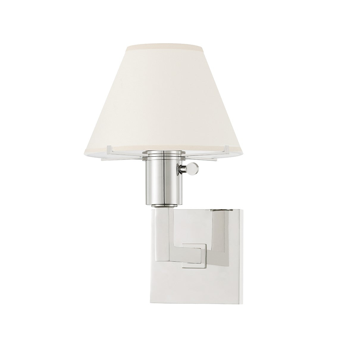 Hudson Valley - MDS130-PN - One Light Wall Sconce - Leeds - Polished Nickel