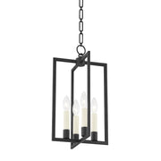 Hudson Valley - MDS420-AI - Four Light Lantern - Middleborough - Aged Iron