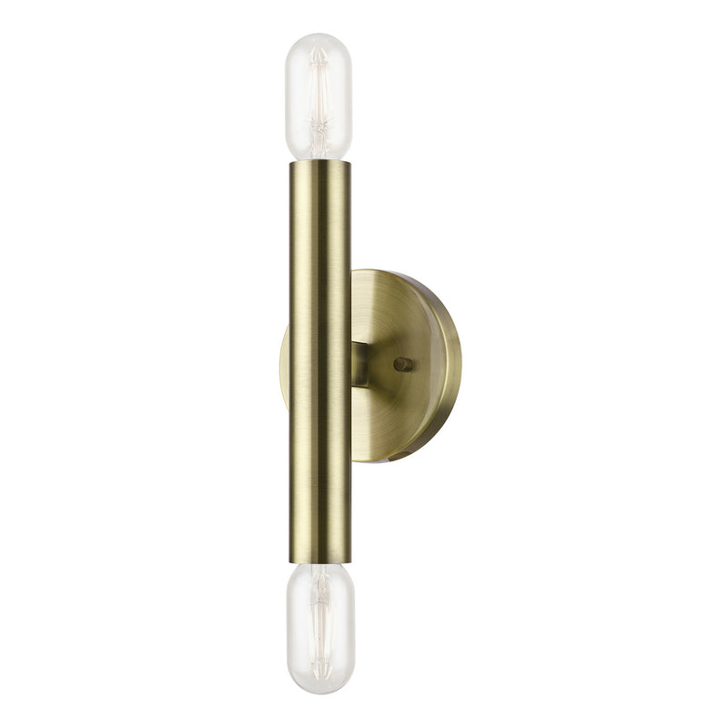 Livex Lighting - 51132-01 - Two Light Wall Sconce - Copenhagen - Antique Brass