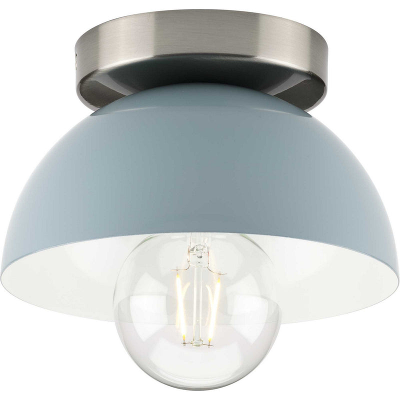 Progress Lighting - P350217-164 - One Light Flush Mount - Eva - Coastal Blue