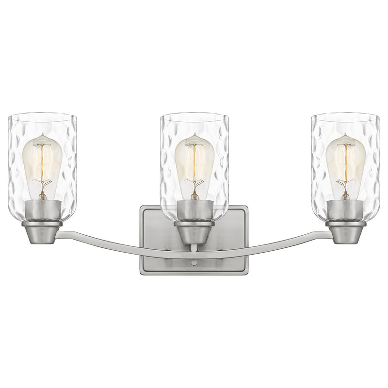 Quoizel - ACA8623BN - Three Light Bath - Acacia - Brushed Nickel