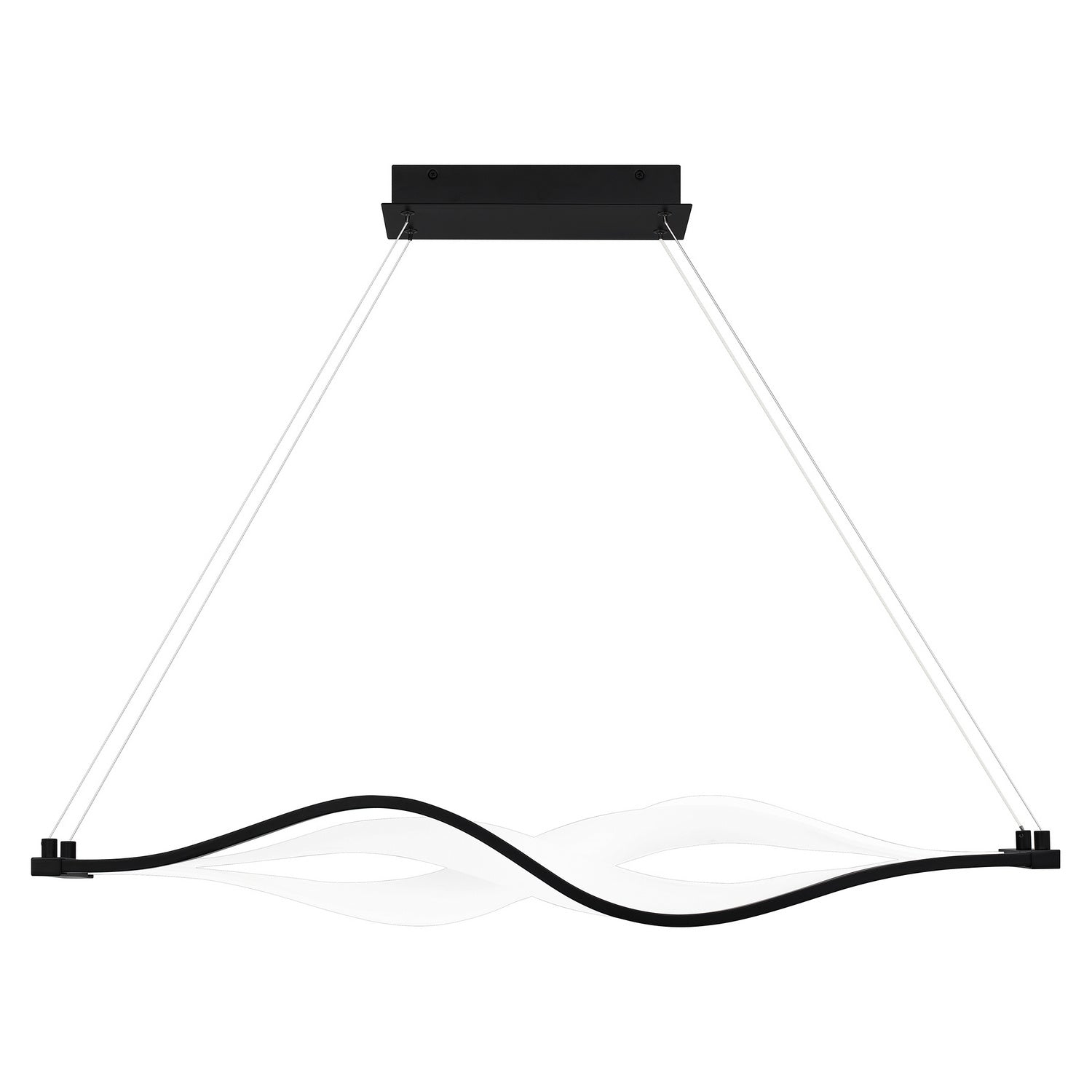 Quoizel - PCSTG138MBK - LED Linear Chandelier - Saratoga - Matte Black