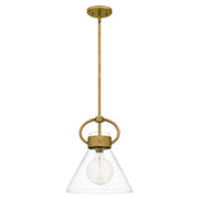 Quoizel - WBS1512WS - One Light Mini Pendant - Webster - Weathered Brass