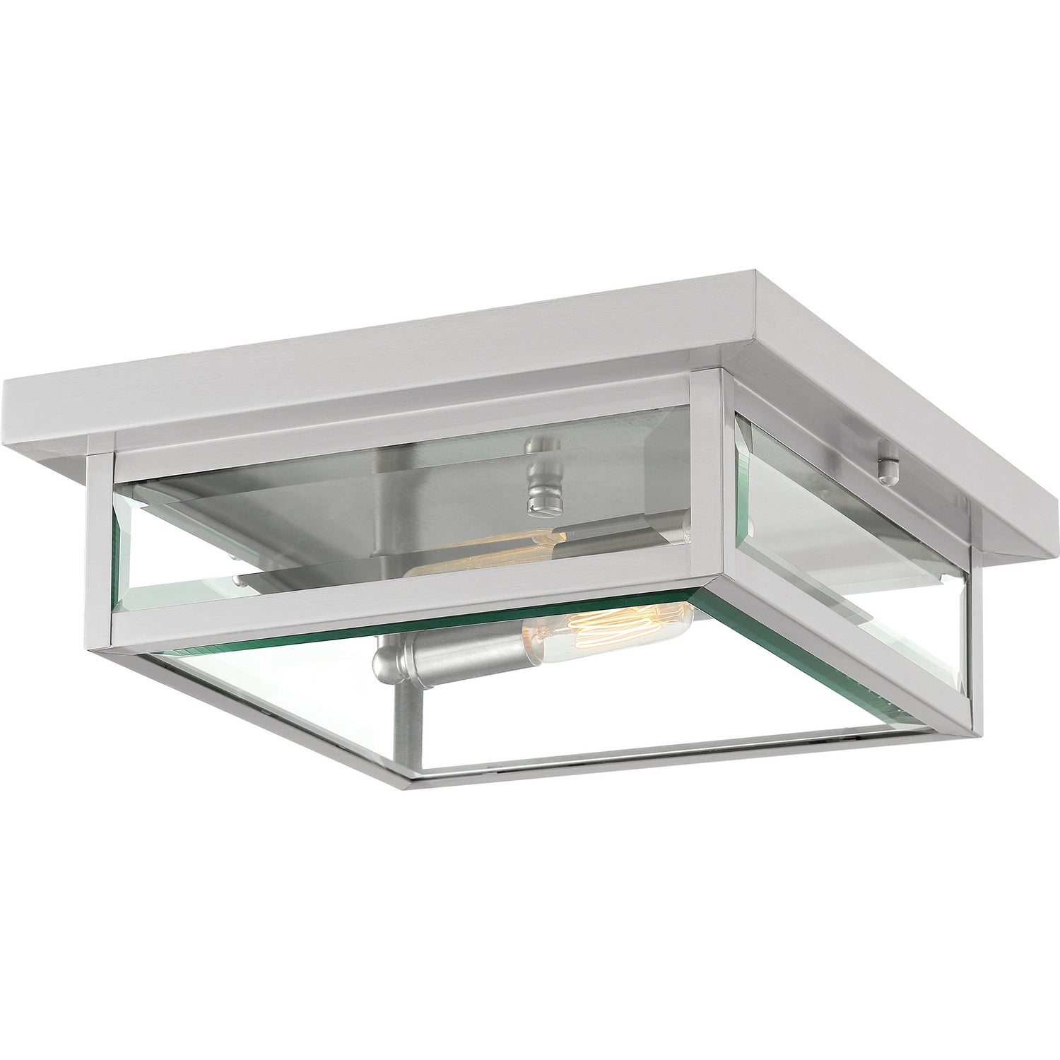 Quoizel - WVR1312SS - Two Light Flush Mount - Westover - Stainless Steel