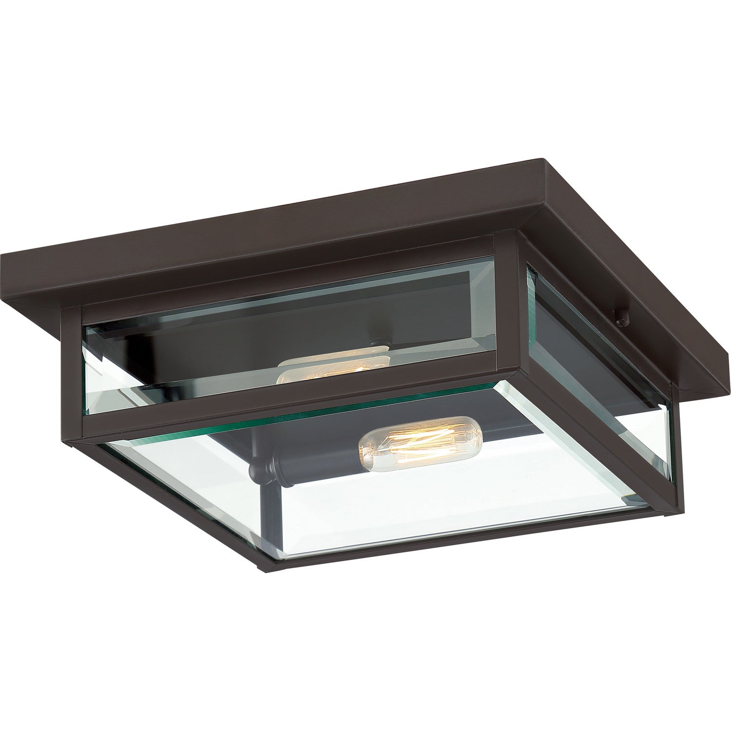 Quoizel - WVR1312WT - Two Light Flush Mount - Westover - Western Bronze