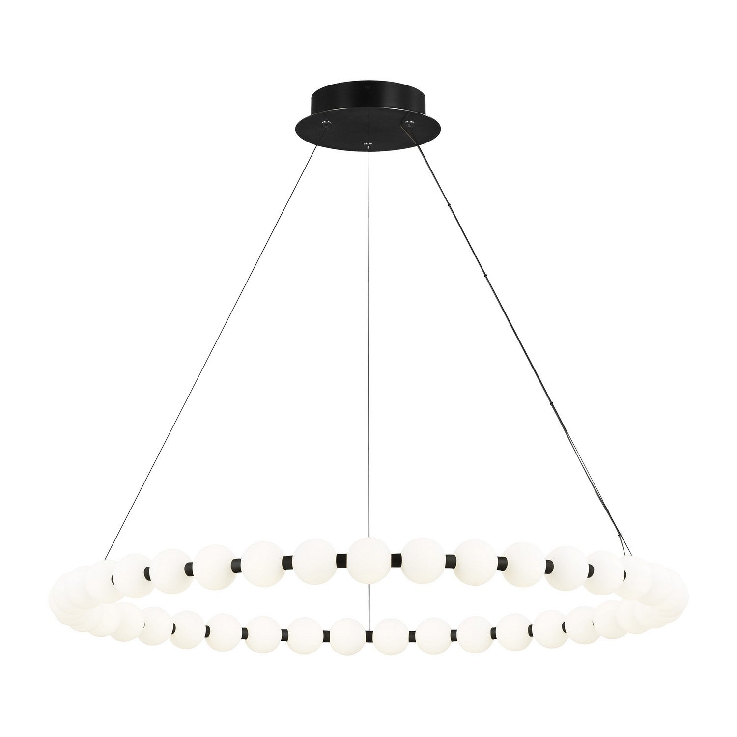 Visual Comfort Modern - 700OBT42B-LED927 - LED Chandelier - Orbet - Nightshade Black