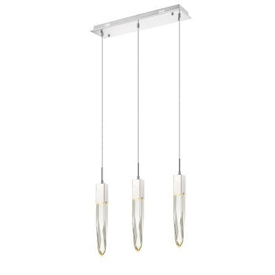 Avenue Lighting - HF1900-3-AP-CH-C - LED Pendant - Aspen - Polished Chrome