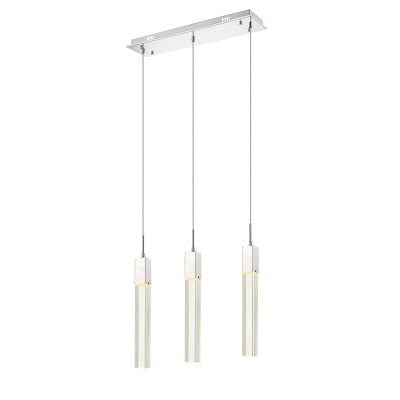 Avenue Lighting - HF1900-3-GL-CH-C - LED Pendant - The Original Glacier - Polished Chrome