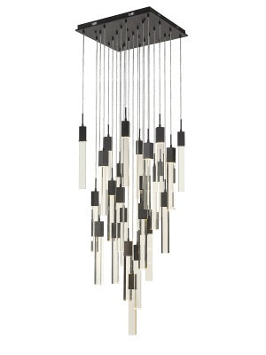 Avenue Lighting - HF1904-25-GL-BK-C - LED Pendant - The Original Glacier - Black