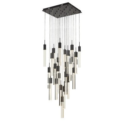 Avenue Lighting - HF1904-25-GL-BK-C - LED Pendant - The Original Glacier - Black
