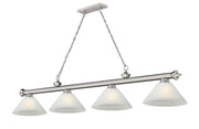 Z-Lite - 2306-4BN-AWL14 - Four Light Billiard - Cordon - Brushed Nickel