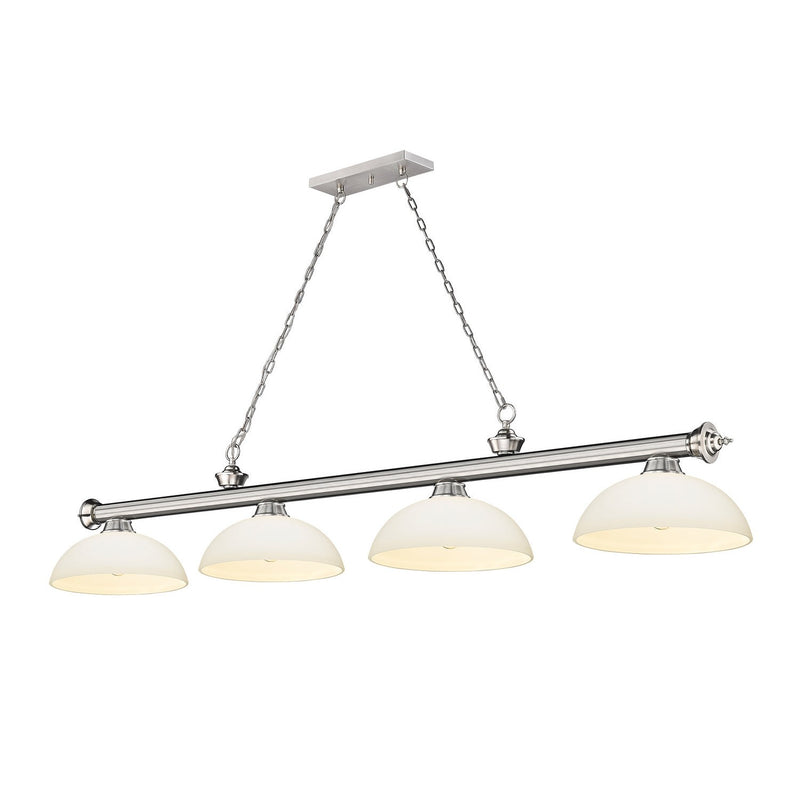 Z-Lite - 2306-4BN-DMO14 - Four Light Billiard - Cordon - Brushed Nickel