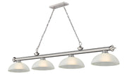Z-Lite - 2306-4BN-DWL14 - Four Light Billiard - Cordon - Brushed Nickel