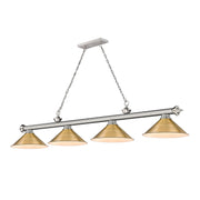 Z-Lite - 2306-4BN-RB15 - Four Light Billiard - Cordon - Brushed Nickel