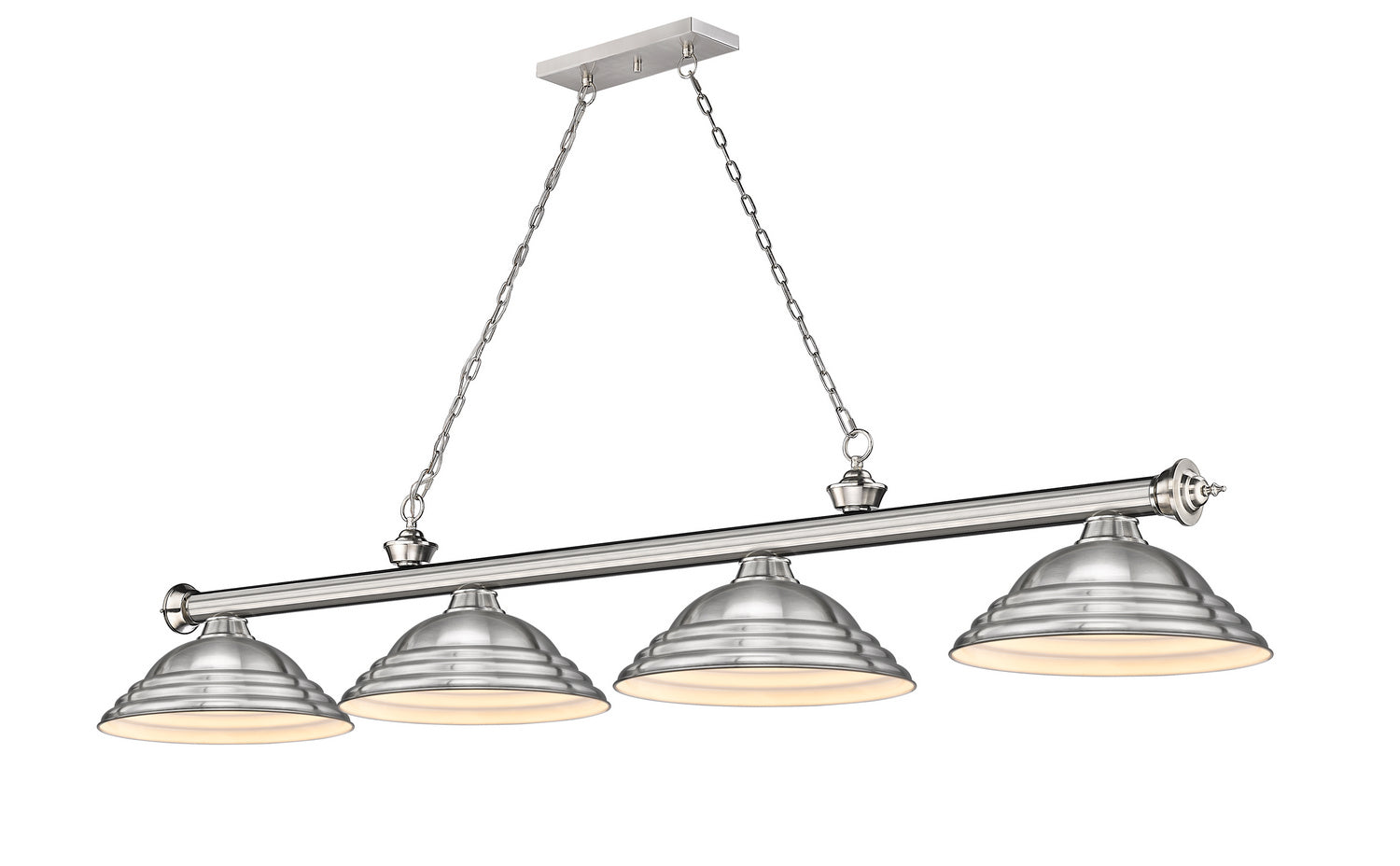 Z-Lite - 2306-4BN-SBN - Four Light Billiard - Cordon - Brushed Nickel