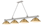 Z-Lite - 2306-4BN-SRB - Four Light Billiard - Cordon - Brushed Nickel