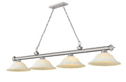 Z-Lite - 2306-4BN-WM16 - Four Light Billiard - Cordon - Brushed Nickel