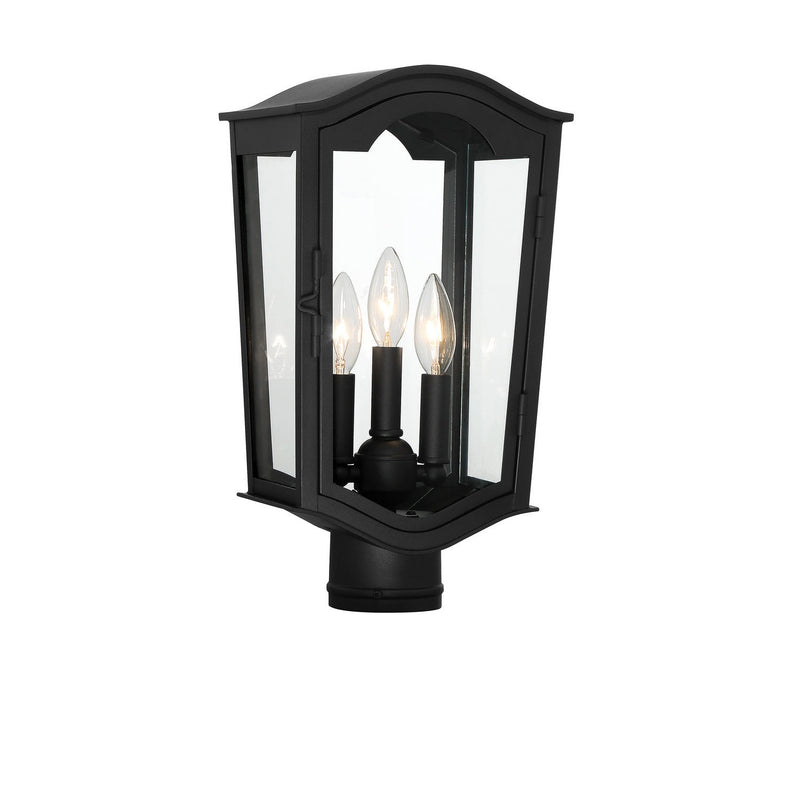 Minka-Lavery - 73206-66 - Three Light Outdoor Post Mount - Houghton Hall - Sand Coal