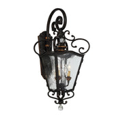 Minka-Lavery - 9333-270 - Three Light Outdoor Lantern - Brixton Ivy - Terraza Village Aged Patina W/