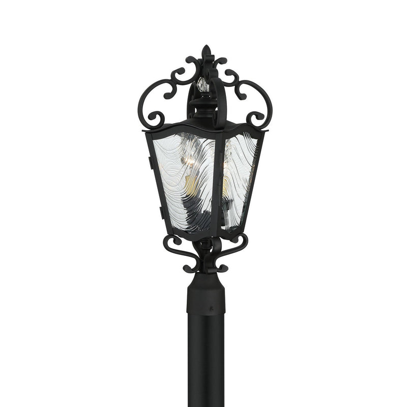 Minka-Lavery - 9335-661 - Two Light Outdoor Post Mount - Brixton Ivy - Coal W/Honey Gold Highlight