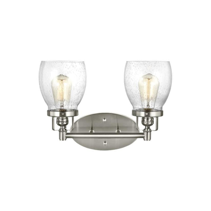 Generation Lighting - 4414502EN7-962 - Two Light Wall / Bath - Belton - Brushed Nickel