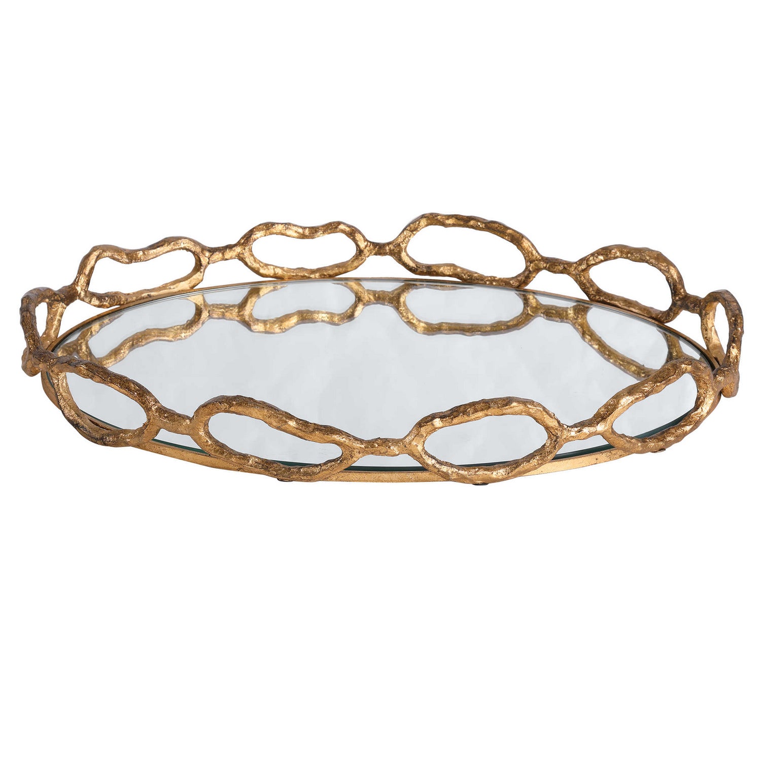 Uttermost - 17837 - Tray - Cable - Gold Leaf