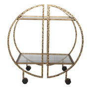 Uttermost - 25065 - Bar Cart - Zelina - Antique Gold