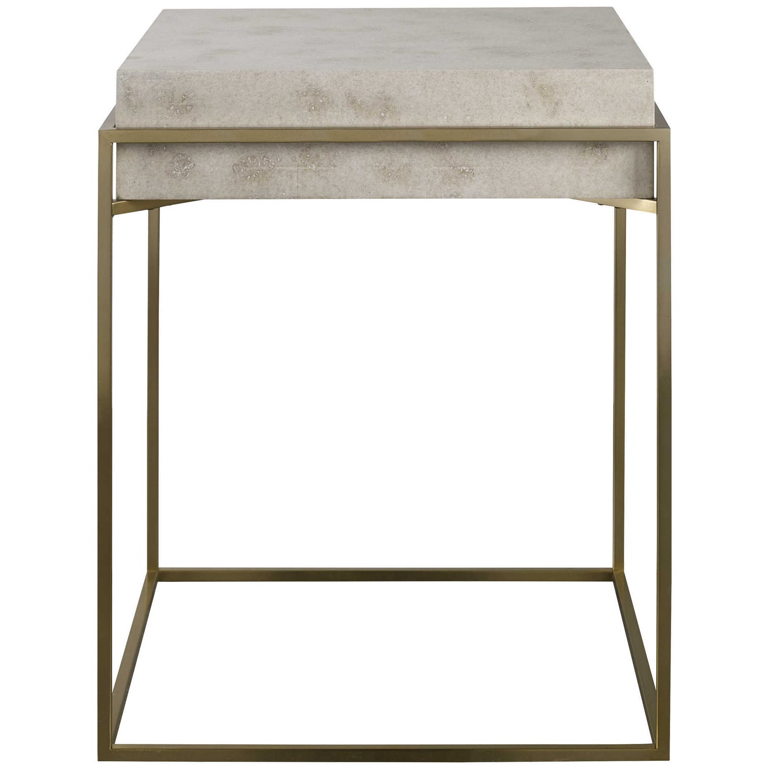 Uttermost - 25100 - Accent Table - Inda - Brushed Brass