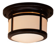Arroyo - BCM-12CR-BZ - Two Light Flush Mount - Berkeley - Bronze