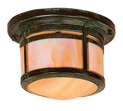 Arroyo - BCM-8GW-VP - One Light Flush Mount - Berkeley - Verdigris Patina