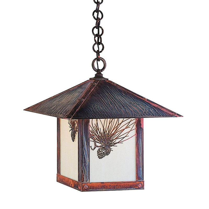 Arroyo - EH-16PFOF-RC - One Light Pendant - Evergreen - Raw Copper