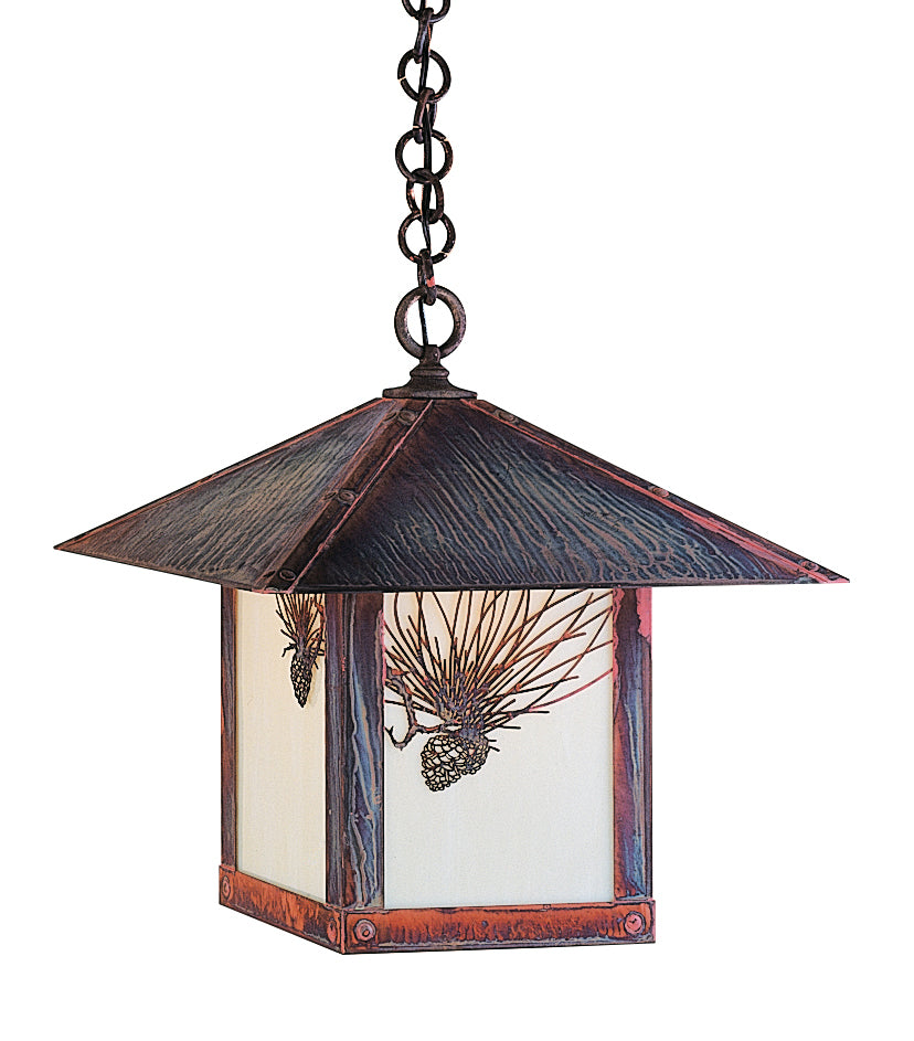 Arroyo - EH-16PFOF-RC - One Light Pendant - Evergreen - Raw Copper