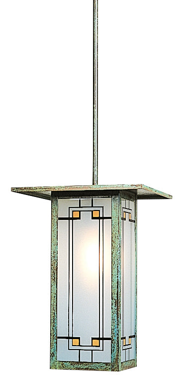 Arroyo - FSH-9LY-VP - One Light Pendant - Franklin - Verdigris Patina