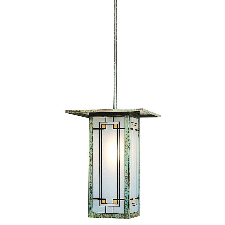 Arroyo - FSH-9LY-VP - One Light Pendant - Franklin - Verdigris Patina
