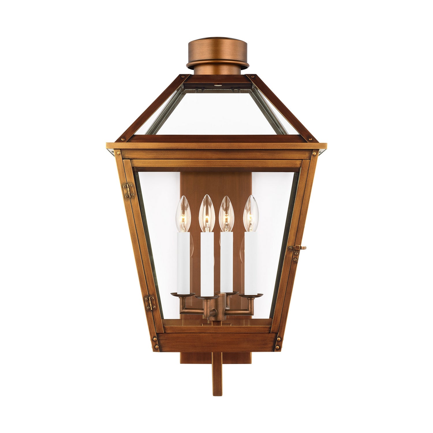 Visual Comfort Studio - CO1364NCP - Four Light Lantern - Hyannis - Natural Copper