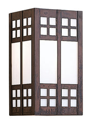 Arroyo - GS-9WO-BZ - One Light Wall Mount - Glasgow - Bronze